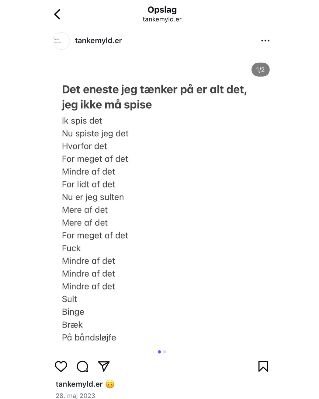 Amanda Husums noter fra telefonen